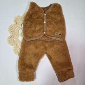 Conjunto peluche marrón